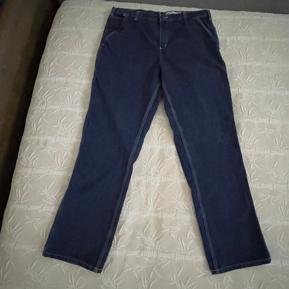 Carhartt 290-83 FR Carpenter Blue Jeans  Size 38"x34"